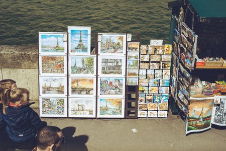 Paris France city walks editorial travel shootのeditorial素材