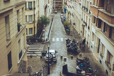 Montmartre Paris France city walks editorial travel shootのeditorial素材