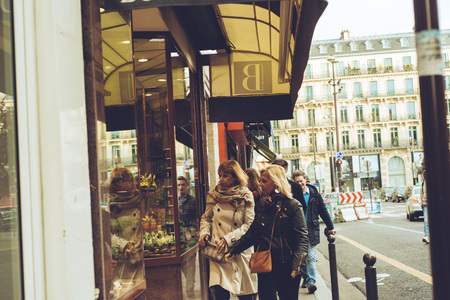 Paris France city walks editorial travel shootのeditorial素材