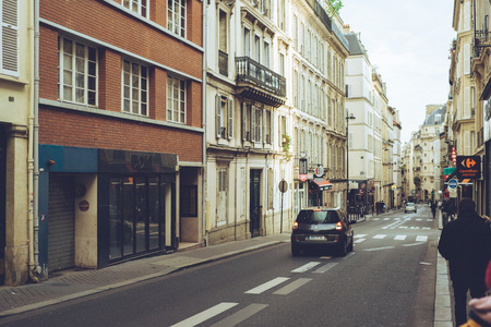 Paris France city walks editorial travel shootのeditorial素材