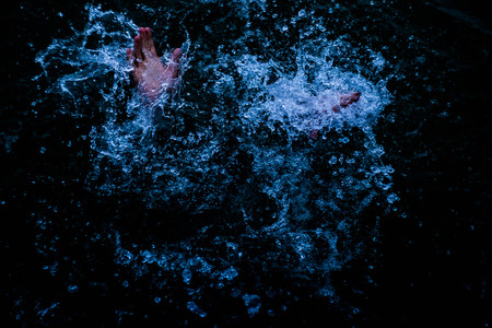 dark waterの写真素材