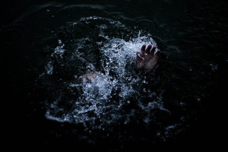 dark waterの写真素材