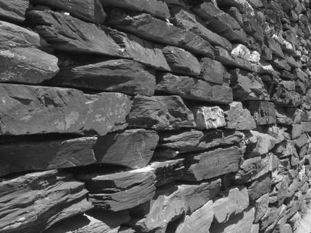 Old Stone Wall -- part of a native structureの写真素材