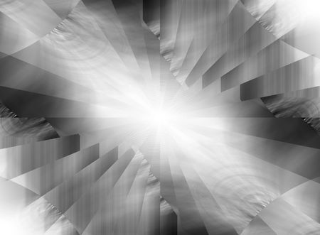 Steel Curtains -- a monochrome abstract with distinct patternsの写真素材