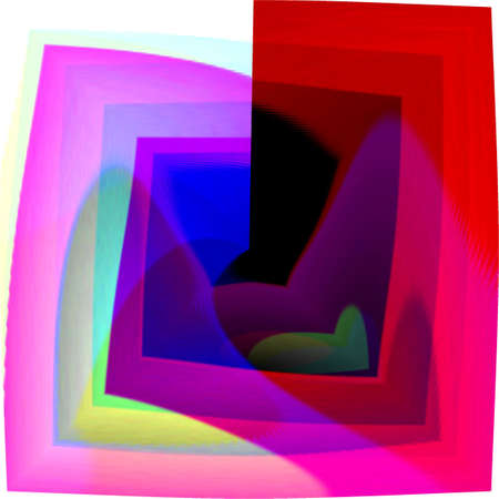 Modern Art -- a pattern of shapes and colors resembling contemporary artの写真素材