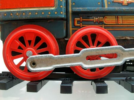 Retro Toy Train -- this toy dates back about fifty yearsの写真素材