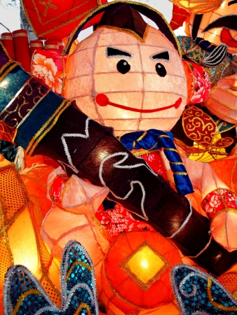 KAOHSIUNG, TAIWAN - FEBRUARY 23: Colorful lanterns are displayed during the 2013 Kaohsiung Lantern Festival on February 23, 2013 in Kaohsiung.のeditorial素材