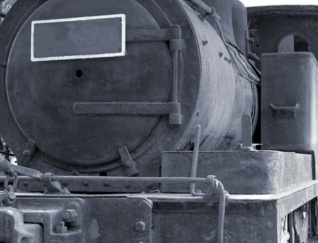 An old steam engine dating back to the Japanese colonial period in Taiwan