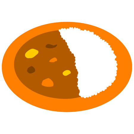 curry and riceの写真素材