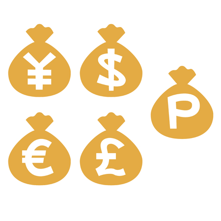 moneybags, key currency, point,  illustrationの写真素材