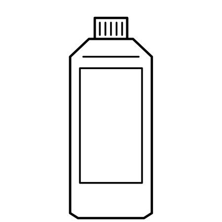 detergent bottle,  detergent container, illustration image, jpegの写真素材