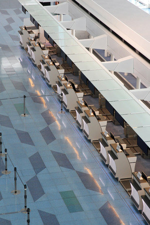 Airport counterのeditorial素材