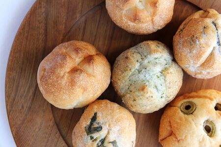 Homemade breadの写真素材