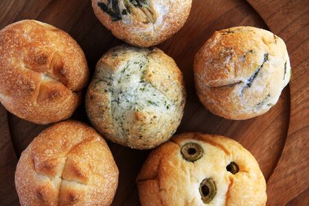 Homemade breadの写真素材