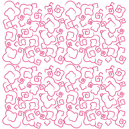Abstract pink floral backgroundのイラスト素材