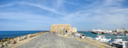 kules old fortress island of Crete Greeceのeditorial素材
