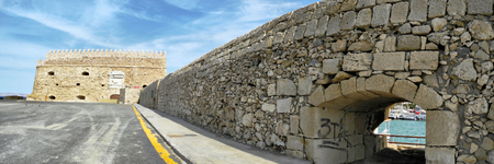 kules old fortress island of Crete Greeceのeditorial素材