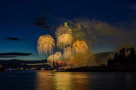 salute, beautiful fireworks