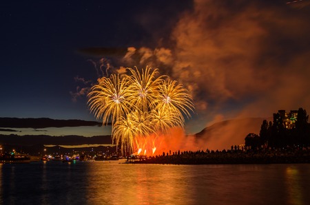 salute, beautiful fireworks