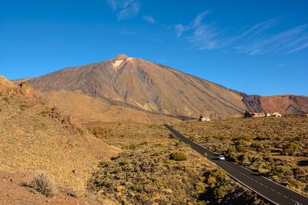 Teide mountain, Tenerife. Amazing mountain in the middle of the island. Canary Islands..
