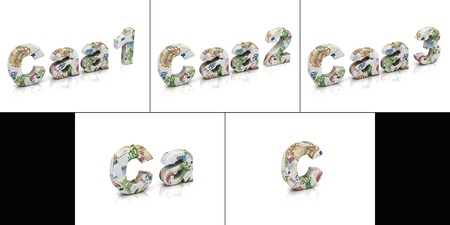 Five Long-term C rating possibilities of Credit Rating Agencyの写真素材