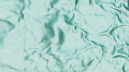 Fullscreen Light Mint textured and creased Fabric background