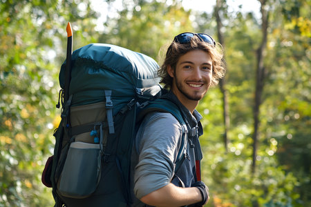 Minimalist Explorations: A Solo Traveler s Journey Through Untouched Natural Landscapes.の素材