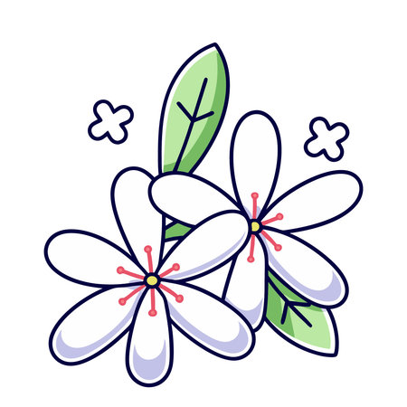 cute flower cartoon icon vector illustration graphic design vector illustration graphic designのイラスト素材