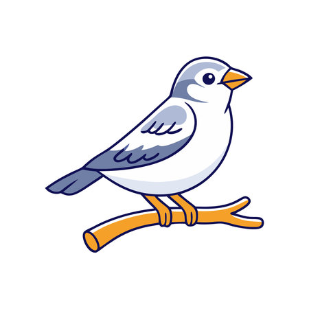 cute seagull bird isolated icon design, vector illustration graphicのイラスト素材