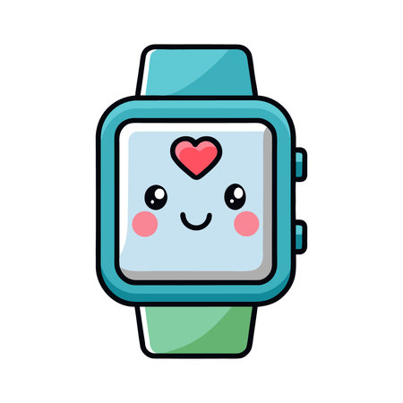 Smartwatch icon. Flat illustration of smartwatch icon for web designのイラスト素材