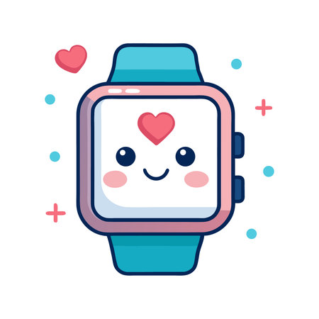 Smartwatch icon. Flat illustration of smartwatch icon for web designのイラスト素材