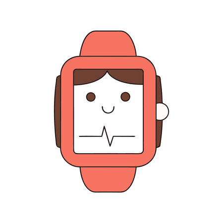 Smartwatch icon. Flat illustration of smartwatch icon for web designのイラスト素材