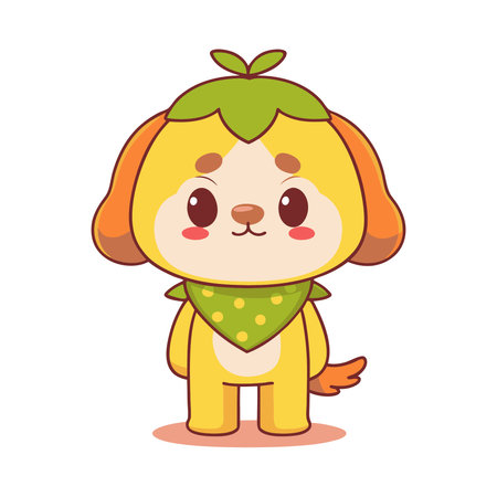 cute little dog isolated icon vector illustration design , vector illustrationのイラスト素材