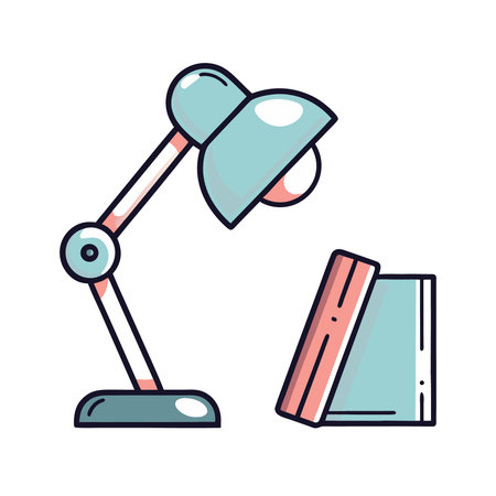 desk lamp isolated icon design, vector illustration eps10 graphicのイラスト素材