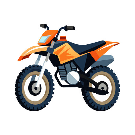 Motorcycle icon. Cartoon illustration of motorbike vector icon for web designのイラスト素材