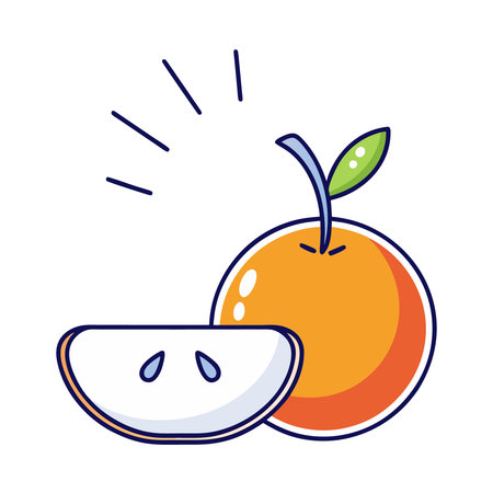 an apple isolated on white background. Vector illustration in cartoon style.のイラスト素材