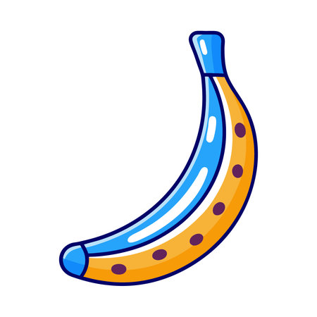 Bananas on a white background, vector illustrationのイラスト素材