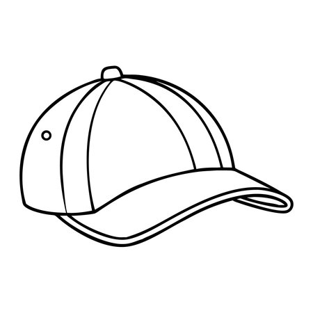 Baseball cap isolated icon vector illustration graphic design vector illustration graphic designのイラスト素材