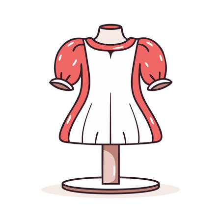Fashion clothes blouse icon. Flat illustration of fashion clothes blouse vector icon for webのイラスト素材
