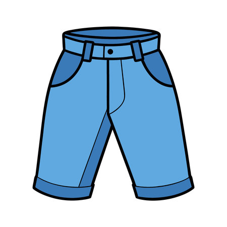 Men's shorts icon. Fashion style clothing and store theme. Isolated design. Vector illustrationのイラスト素材
