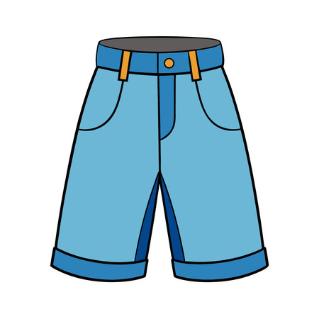 Shorts icon. Summer vacation tropical and tourism theme. Isolated design. Vector illustrationのイラスト素材