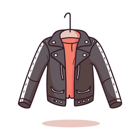 Jacket vector icon. Cartoon illustration of jacket vector icon for web designのイラスト素材