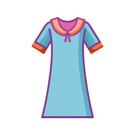 Women dress icon. Flat illustration of woman dress vector icon for web designのイラスト素材