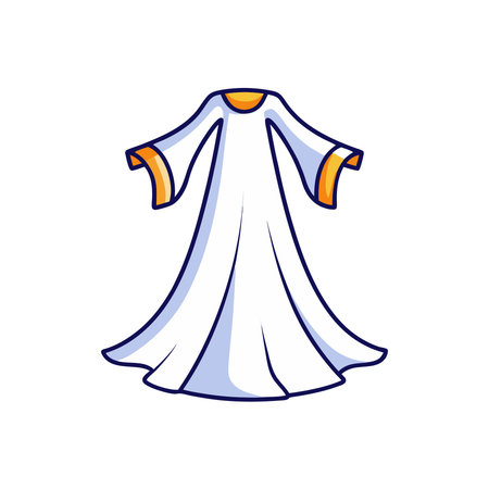 Wedding dress icon. Simple illustration of wedding dress icon for web design isolated on white backgroundのイラスト素材