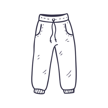 Baby pants icon. Outline illustration of baby pants vector icon for web designのイラスト素材