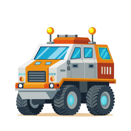 Military vehicle icon. Flat illustration of military vehicle vector icon for web designのイラスト素材