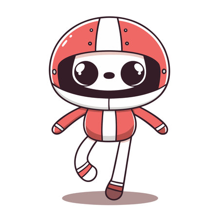 Cute astronaut character. Cartoon vector illustration. Cute kawaii astronaut.のイラスト素材