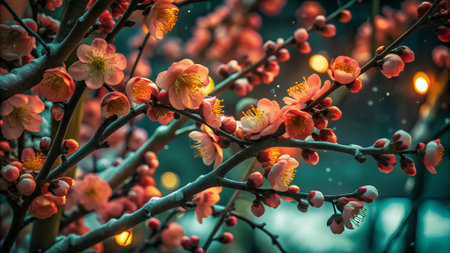 abstract rainbow background with some smooth lines in it and some reflectionsの写真素材