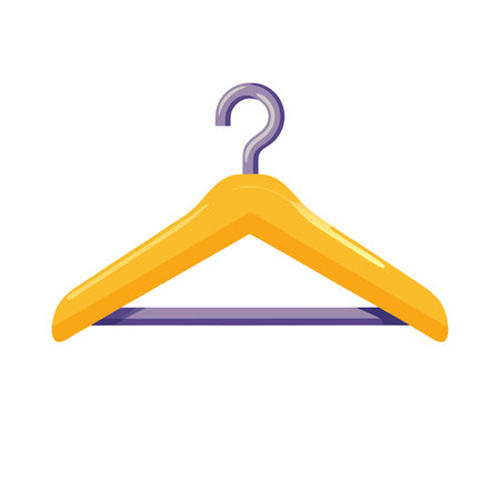 Clothes hanger icon. Flat illustration of clothes hanger icon for web designのイラスト素材