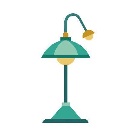 Lamp icon. Flat illustration of lamp vector icon for web designのイラスト素材